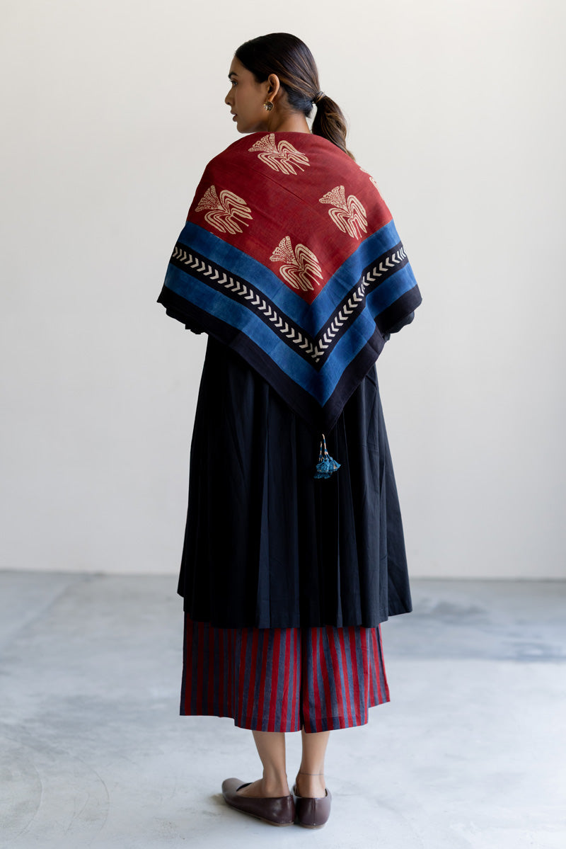 Set of 3 - Kurta, Culotte & Scarf - Nira 09