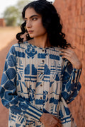 Short Navi Pintuck Kurta - Indigo
