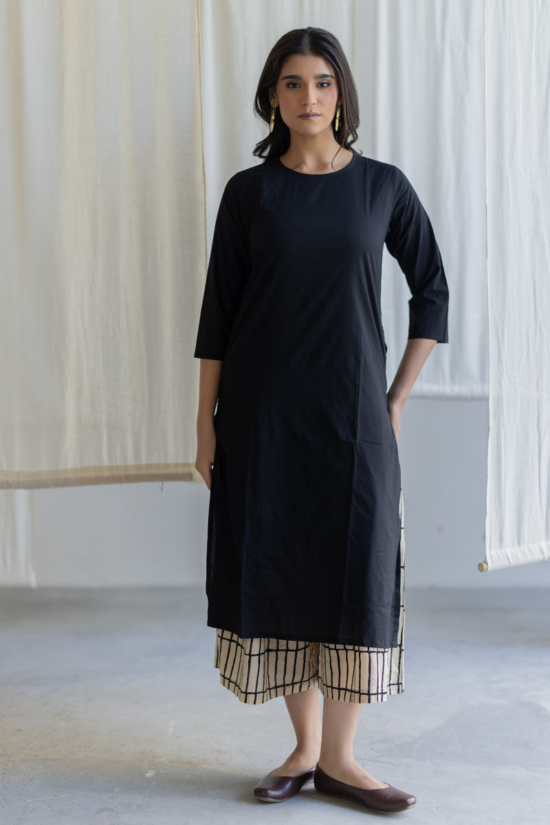 Set of 3 - Kurta, Culottes & Scarf