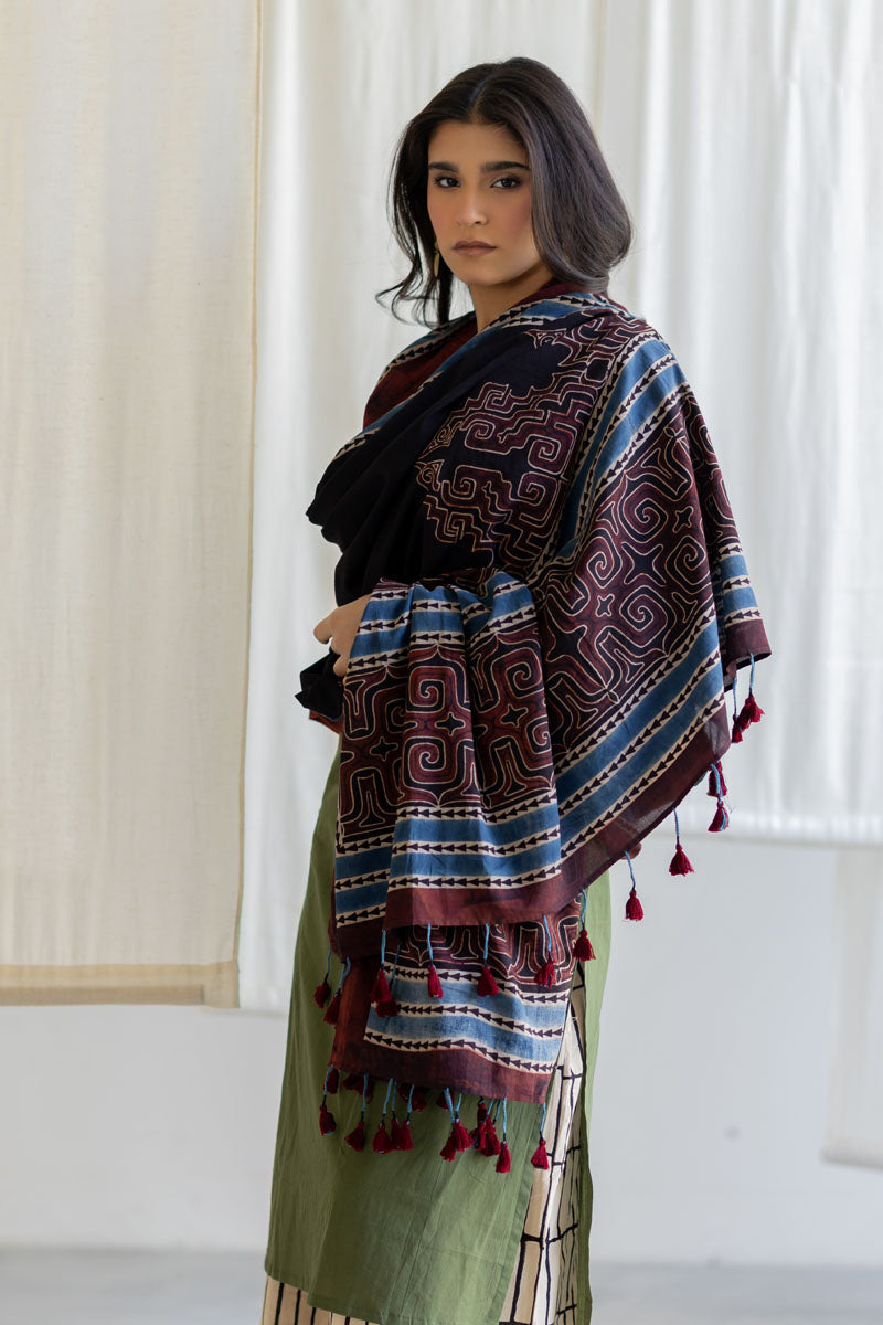 Set of 3 - Kurta, Culottes & Dupatta