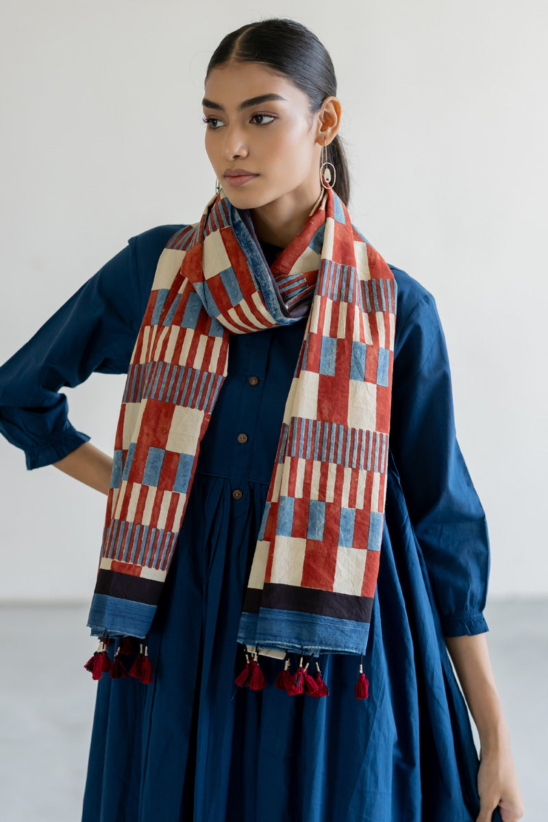 Set of 3 - Kurta, Stole & Culotte - Ona 14