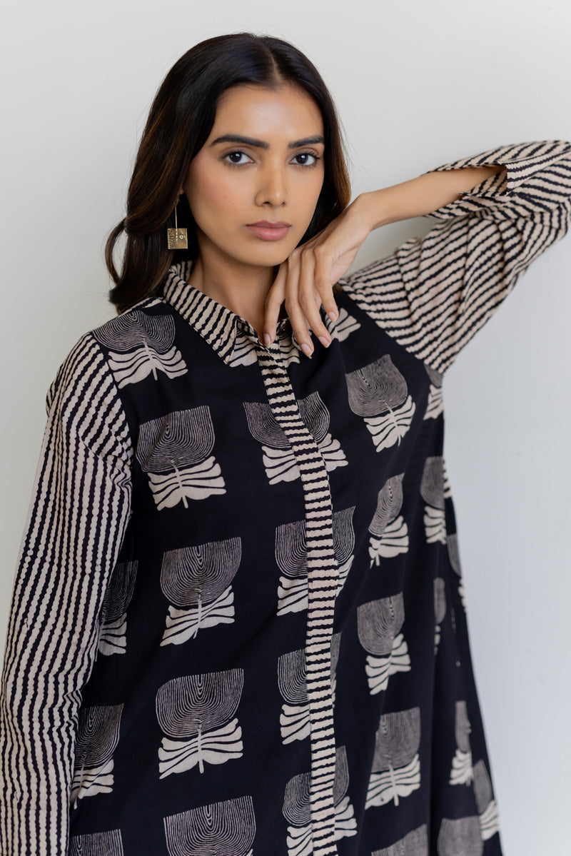 Luma Collared Kurta - Ovi