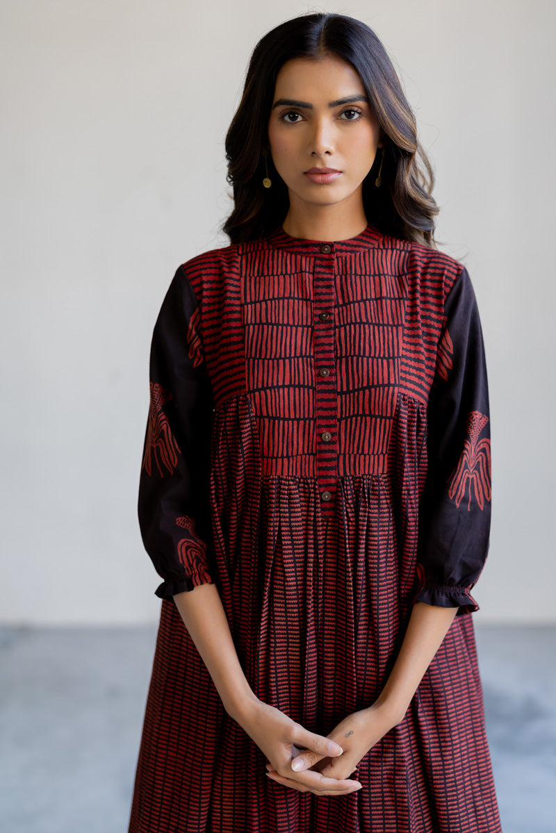 Amra Side Pleat Kurta - Yana