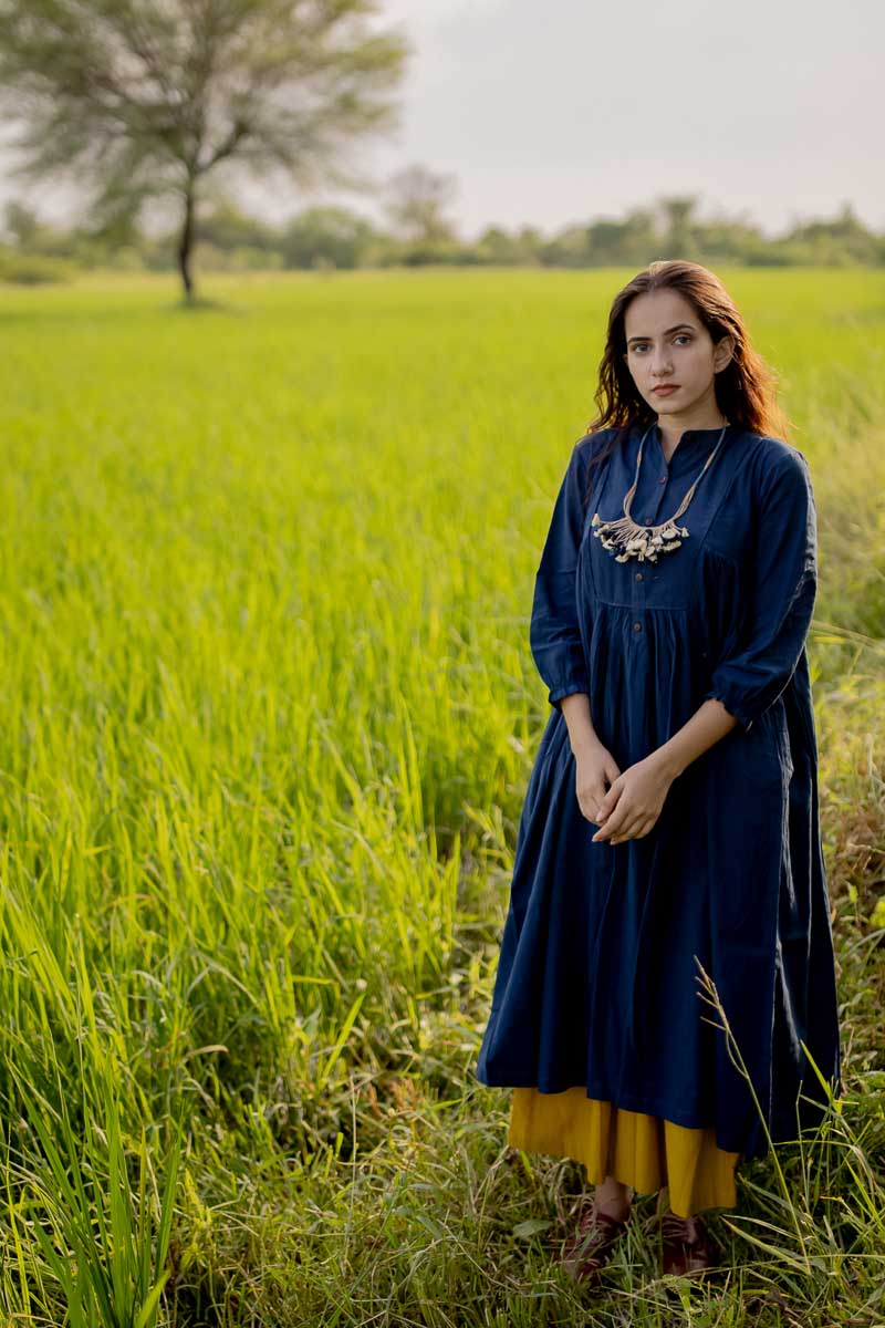 Side Pleat Kurta