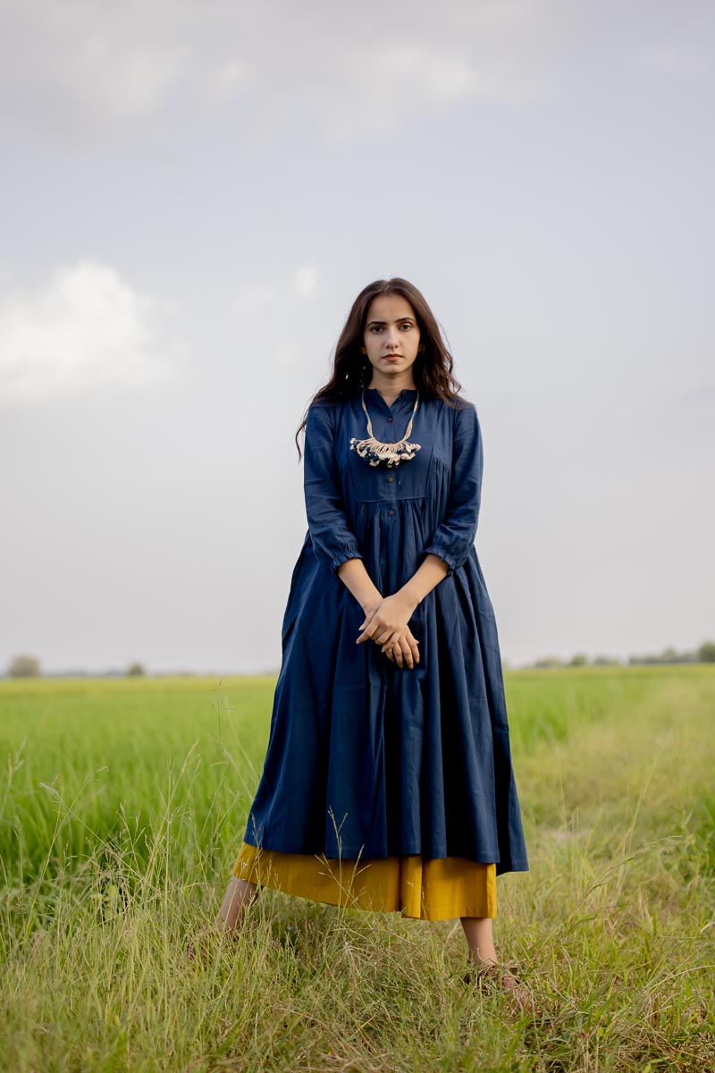 Side Pleat Kurta
