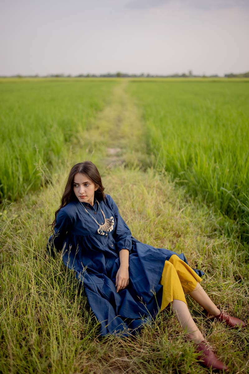 Side Pleat Kurta