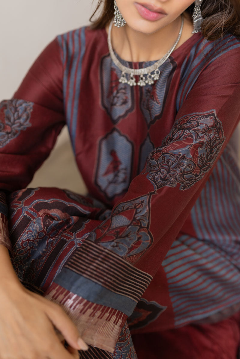 Chanderi Silk Classic Kurta Set of 2