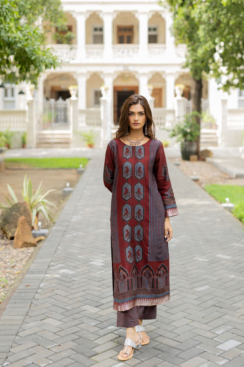 Chanderi Silk Classic Kurta Set of 2