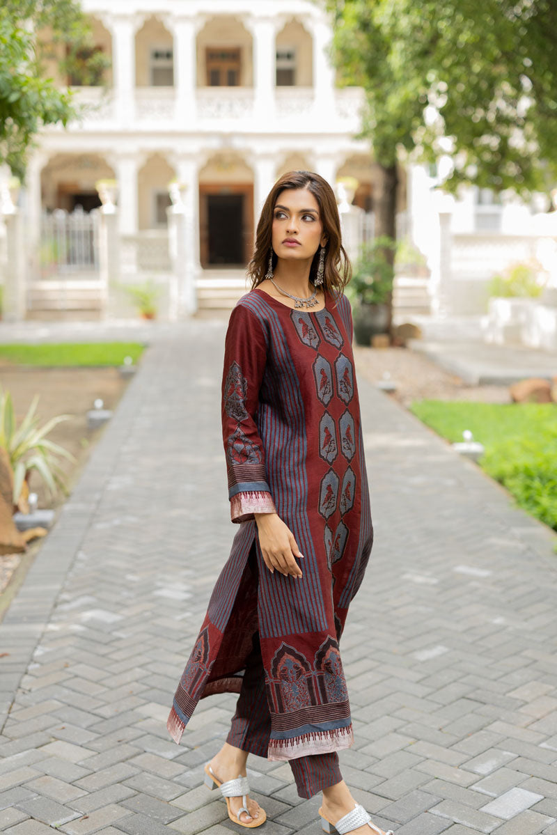 Chanderi Silk Classic Kurta Set of 2