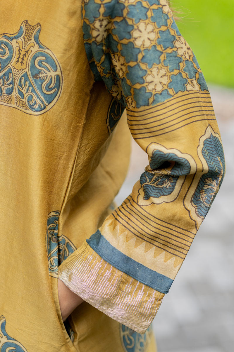 Chanderi Silk Classic Kurta Set of 2