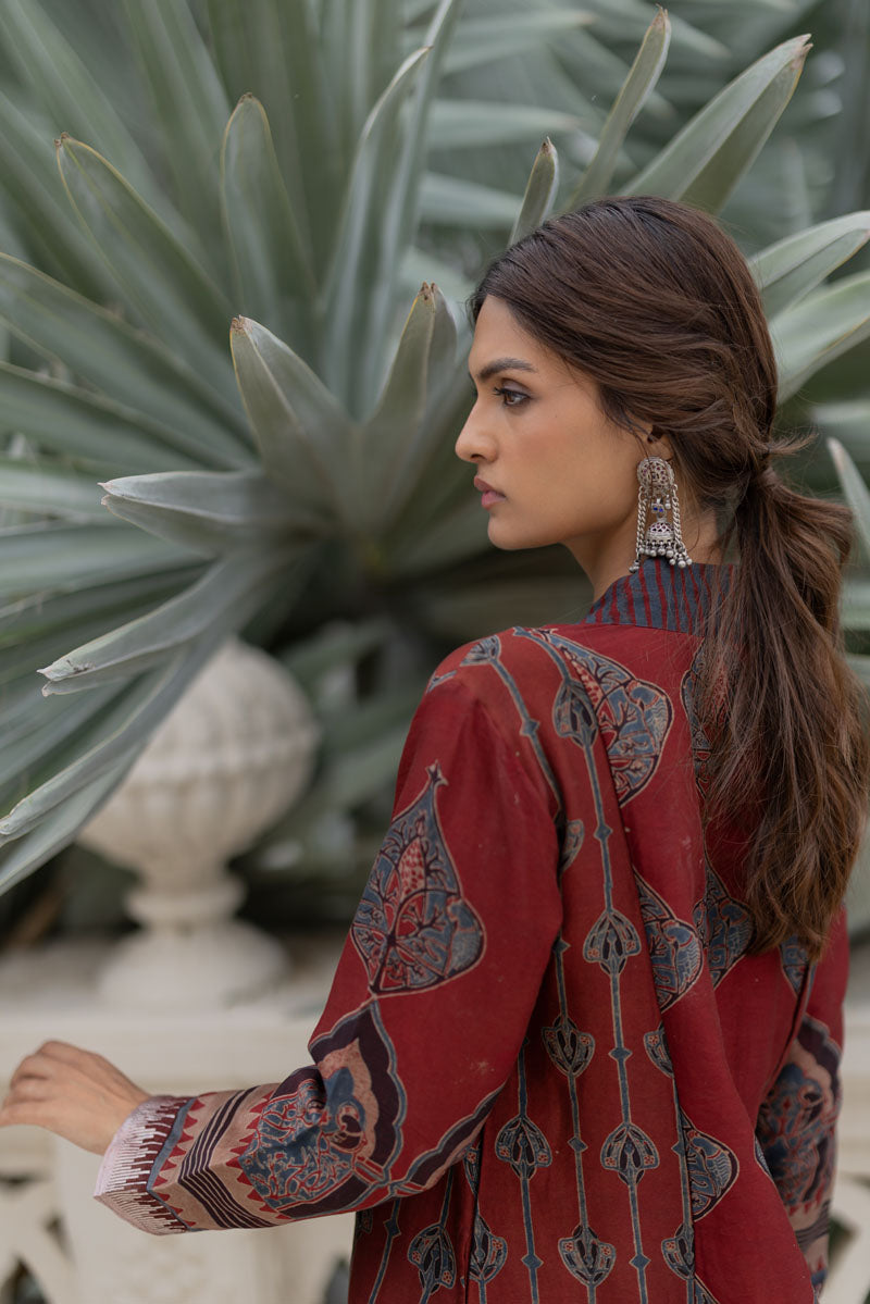 Chanderi Silk Aru Kurta Set of 2