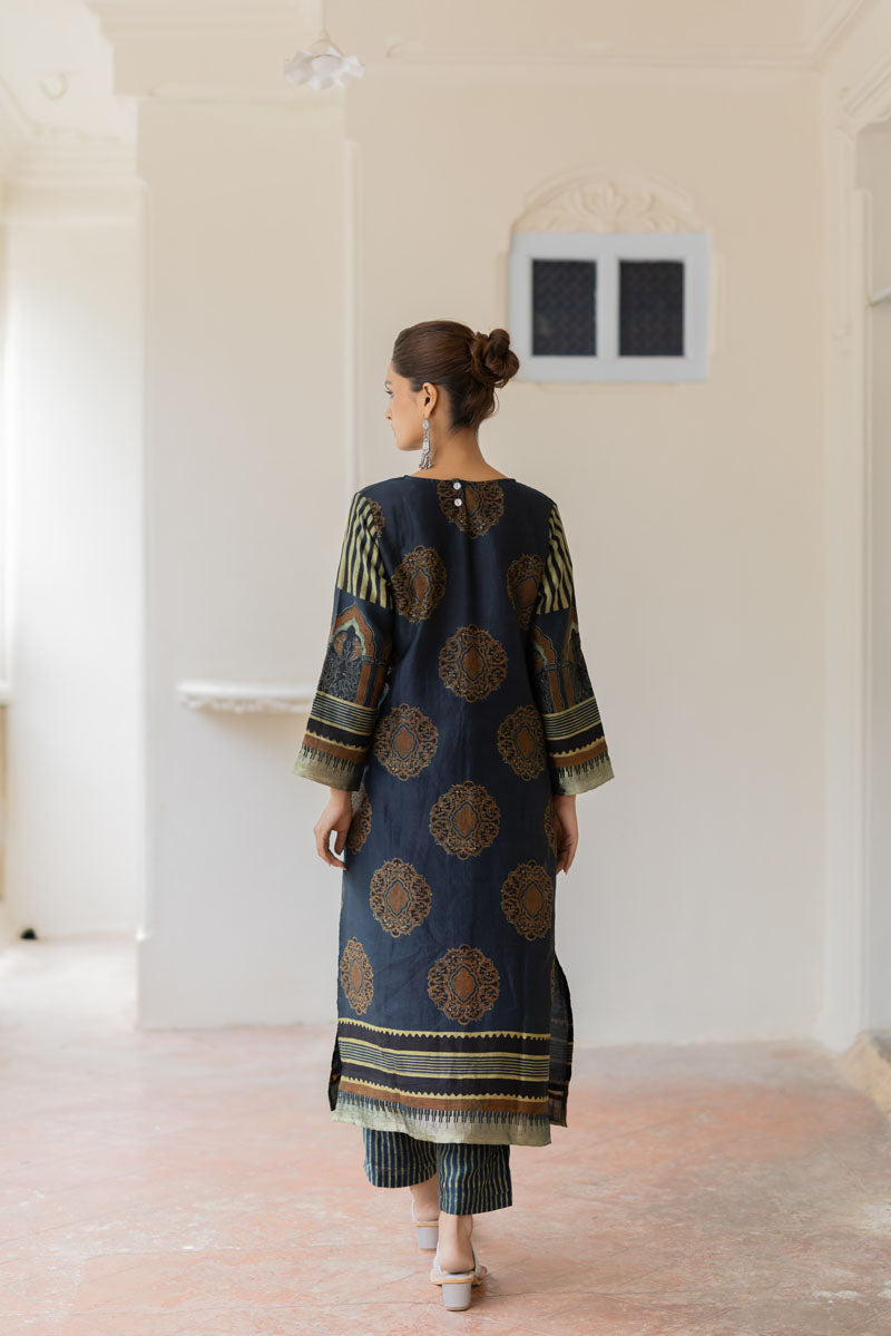 Chanderi Silk Classic Kurta Set of 2