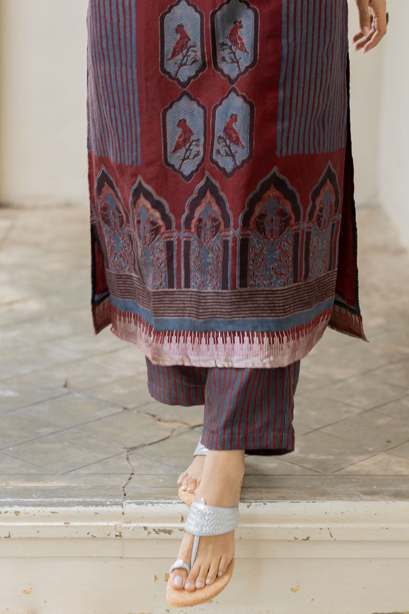 Chanderi Silk Classic Kurta Set of 2
